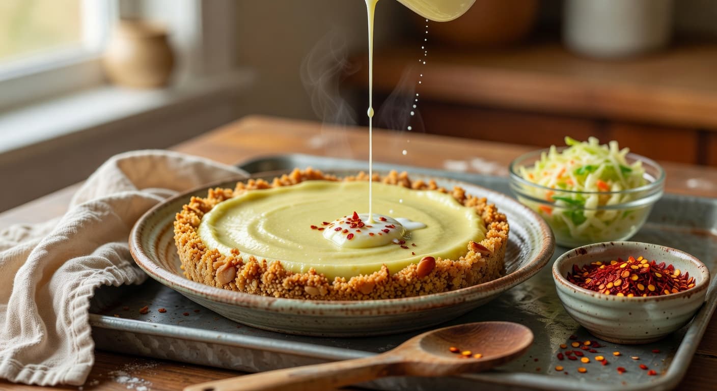 Garnish as desired while preparing 7-Ingredient Key Lime Pie