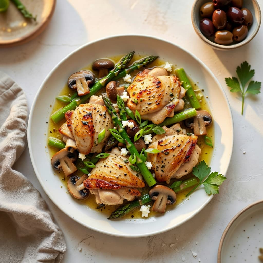 Greek-American Lemon-Herb Chicken Recipe | One Pan