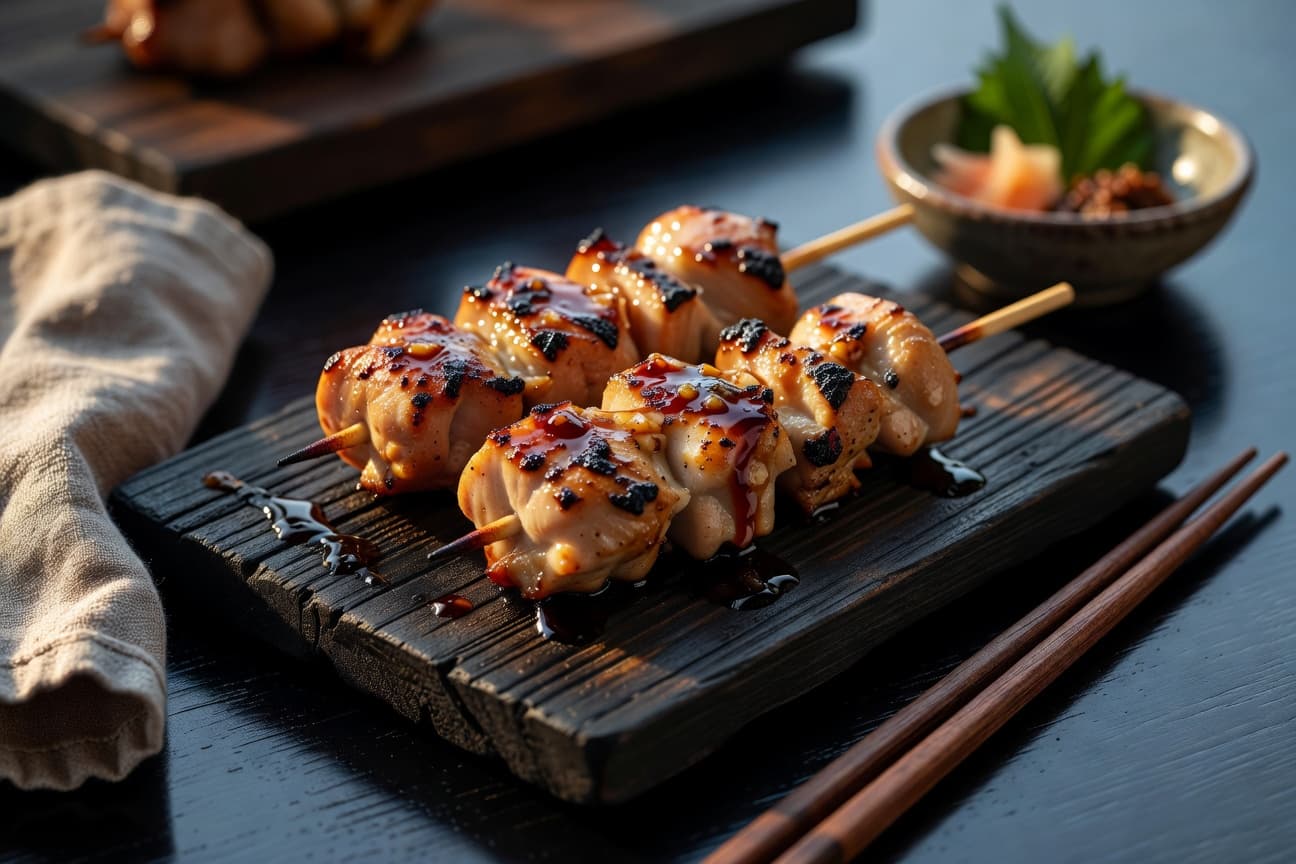Yakitori Grilled Chicken Skewers Recipe