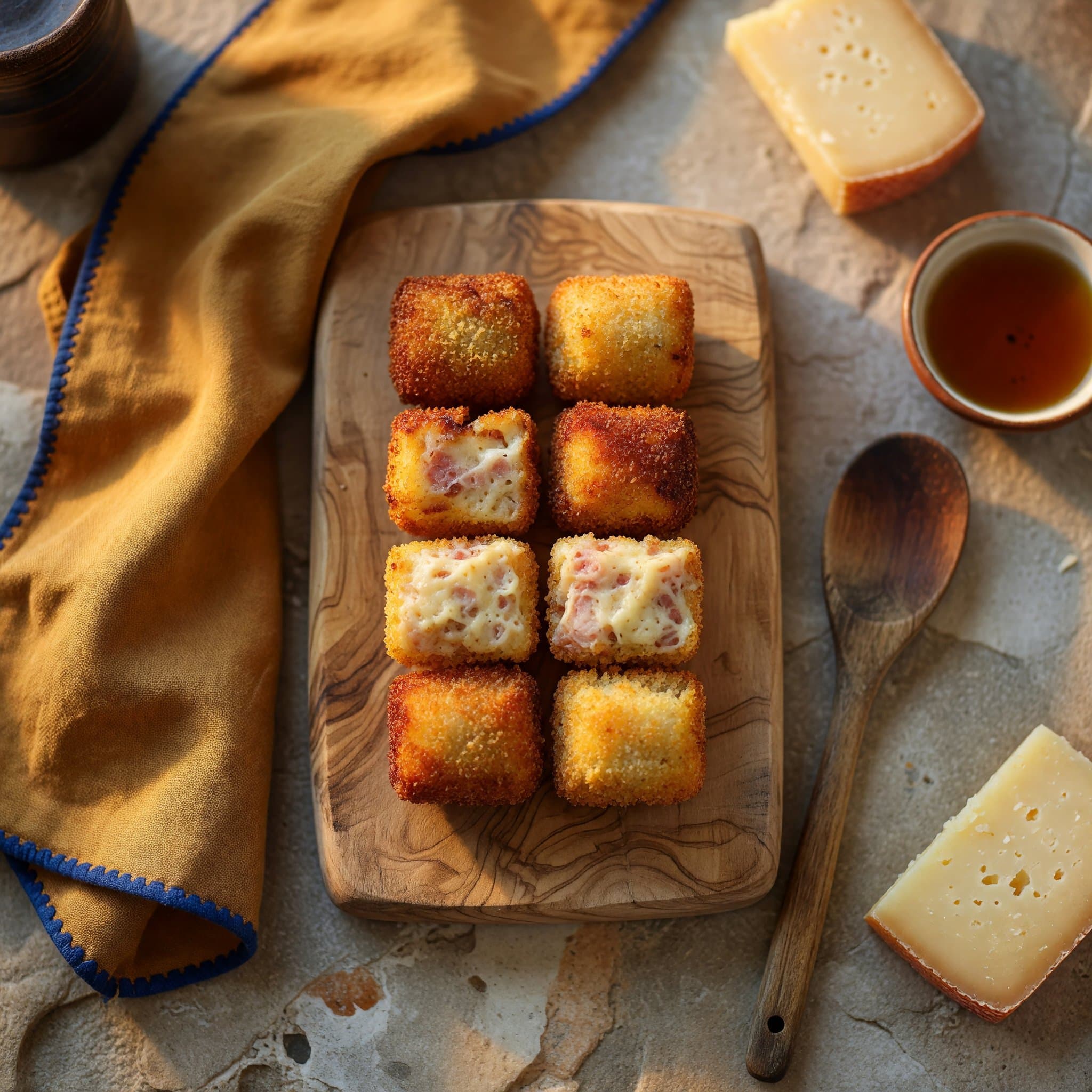 Spanish Ham, Egg & Chicken Croquetas Recipe
