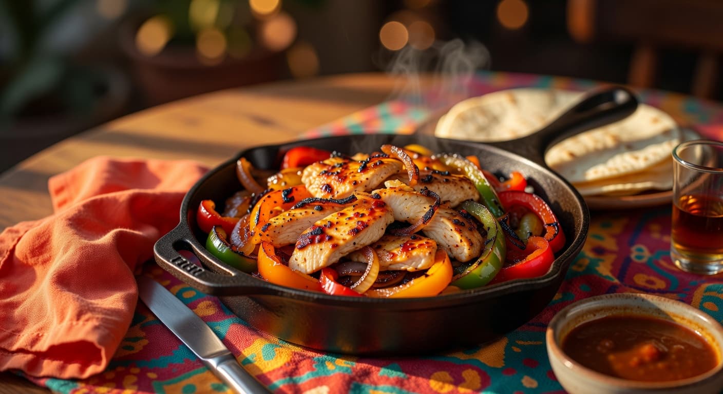 Chili-Lime Chicken Fajita Skillet Recipe | Easy Weeknight