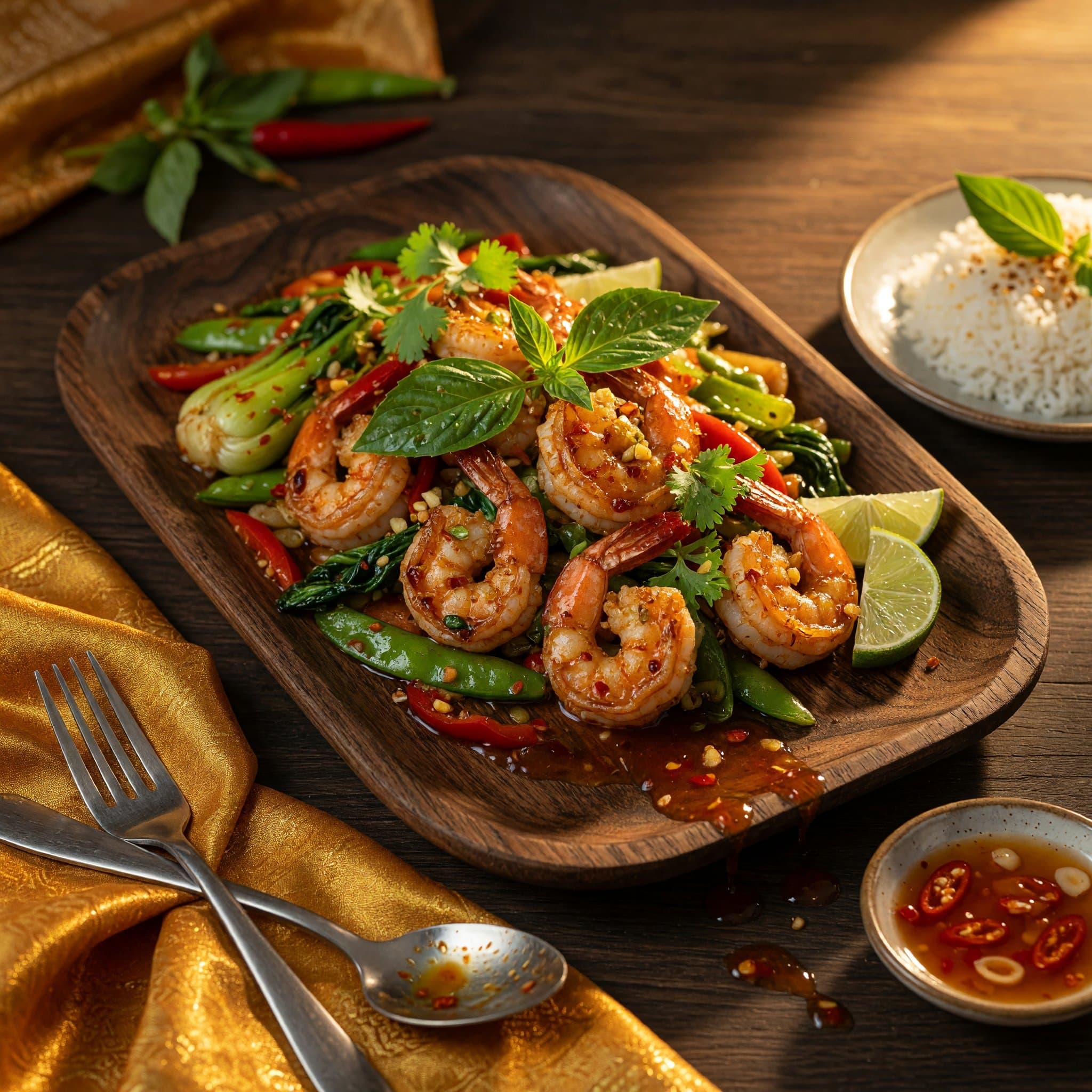 Thai Chili Lime Shrimp Stir-Fry Recipe